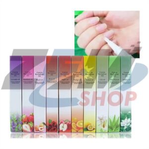 kit 5 Caneta Óleo Hidratante Cutículas C/ Flores Gel De Unha