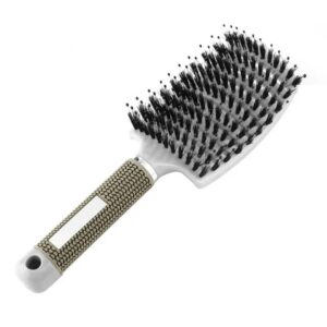 4 Escovas Raquete Ceramica Vazada Cabelo Curva Original