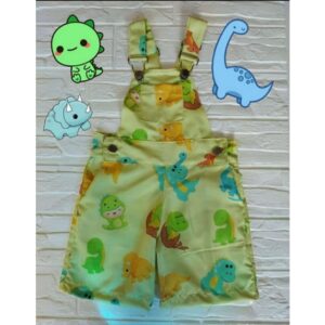 Jardineira Dino Baby