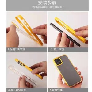 Capa De Celular Transparente Compatível Para iPhone 11/XR/xs max/7plus/8plus/6sPlus/i7/i8/i6/SE2020