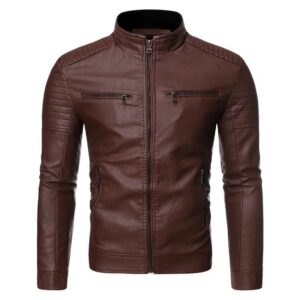 jaqueta couro masculina forrada promoção