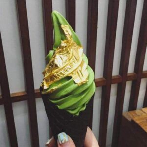 1 peça comestível verdadeiro sabínio folhas de ouro 2g 24K arte decorativa ferramenta de decoração de bolo de chocolate