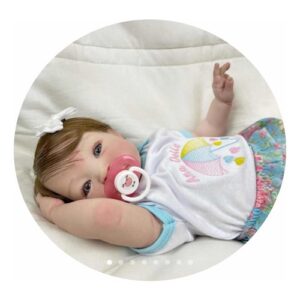 Bebe Reborn Menina Shyann Silicone Realista