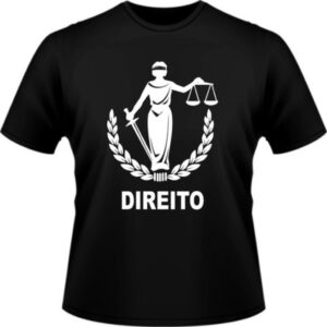 Camisa Curso Profissão Direito Camiseta 100% Algodão