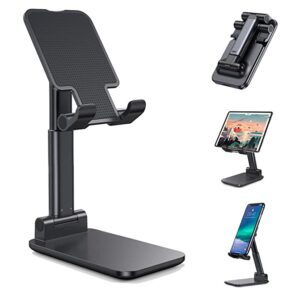 Suporte Para Celular E Tablet Dobrável Ajustável Apoio Mesa