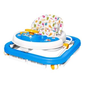 Andador Infantil Azul Musical Styll Baby Didatico Suspenso bichinhos