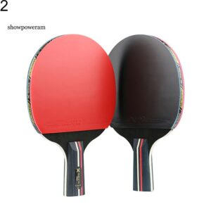 SP 2pçs Conjunto Raquete De Madeira Para Ping Pong/Tênis De Mesa Profissional Iniciante