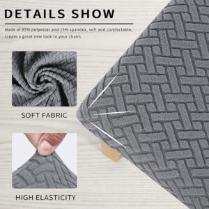 Jacquard Elástico Capa De Cadeira Jantar Elástica Removível Sala De Estar Banquete De Casamento Hotel Decorar À Prova De Pó