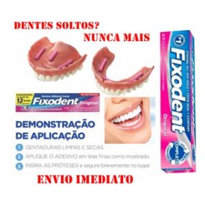03 Fixodent 68g 100%original Record Em Vendas Único Frete