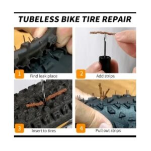 Kit Ferramenta Reparo C/5 Macarrao Pneu Tubeless Bike Mj5211