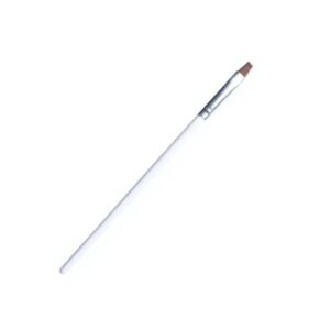 Pincel Para Gel Nº8 Unha Gel Uv Led Acrigel Fibra Profissional Nails Branco