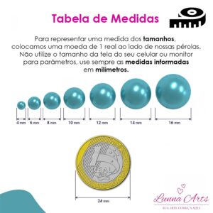 2.500 Meia Perola 4mm 6mm 8mm Branca Promoção Atacado