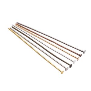 15 20 25 30 35 40 45mm Cabeça Chata Olho De Metal Pinos Para Fazer Jóias DIY Acontrar Acessórios Fontes Em Massa Por Atacado
