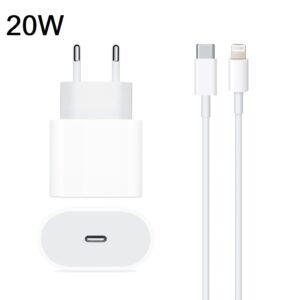 CARREGADOR COMPLETO PARA IPHONE CABO + FONTE TIPO C 6, 7, 8, X, XR, XS, XS MAX, 11, 12, 13, 14 PRO MAX – ORIGINAL