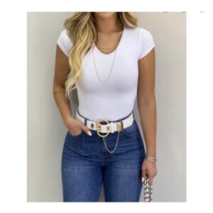 Cinto Fivela com Corrente Moda bogueira
