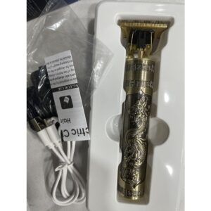 Maquininha Cortar Cabelo Barba Acabamento Aparar Retro Buda Profissional (ML CAIXA AZUL)