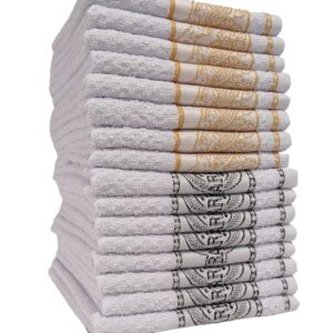Pano De Prato Linha Gourmet 100% Algodão Com 10 Peças