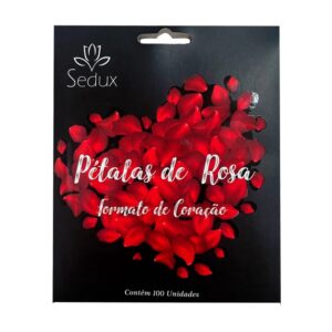 Kit Decoração Romântica – 100 Pétalas em formato de CORAÇÃO Dia dos Namorados