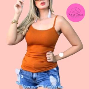 BLUSA REGATA FEMININA CAMISETA BLUSINHA DE ALCINHA MODA VERÃO
