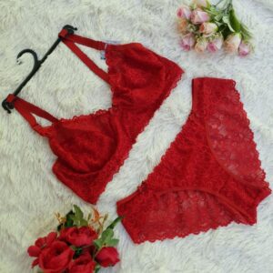 Conjunto Plus Size Lingerie Sem Bojo Renda Alças Largas