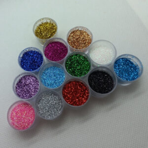kit 12 Potinhos De Glitter Extra Fino + Brilho / Varias