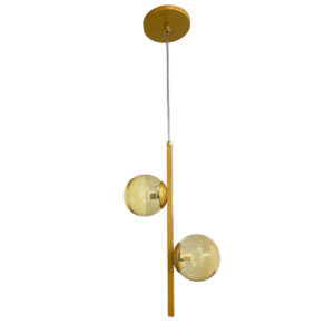 Pendente Globinho Duplo Dourado