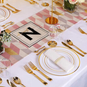 Kit 6 Louça De Aço Inoxidável/ Mesa De Jantar De Aço Inoxidável/ Facas/Luxo Dourado
