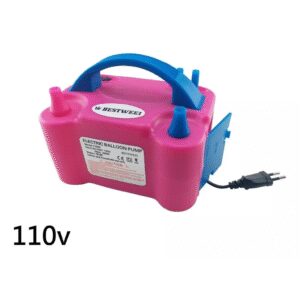 Inflador Compressor 110v Bomba Balões Bexigas 2 Bicos Festas 110v