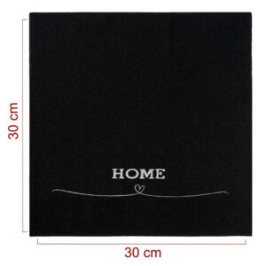 Kit 5 Pano Microfibra para Pia e Limpeza Cozinha Casa Multiuso – Cor Preto