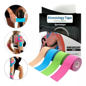 Bandagem Elástica 5cm X 5m – Fita Kinesiology Tape Fisioterapia