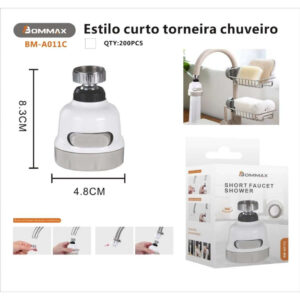 Extensor Torneira Chuveirinho Flexível 2 Tipos de Jatos