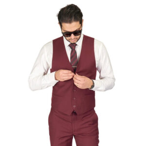 Colete Terno Social Slim Masculino C/ Regulagem