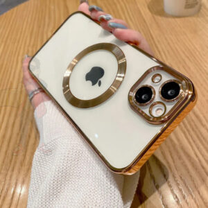 Capa Capinha Case Para Iphone 11 Magsafe Colorido Proteção Azul E Preto