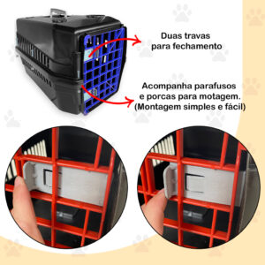 Caixa de Transporte N 5 Para Cães e Gatos e Cachorros Bolsa de Transporte Petshop