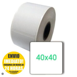 25 Rolos Etiqueta 40×40 Balança Térmica Toledo