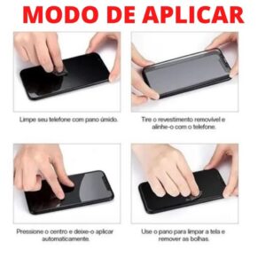 Pelicula De Vidro 3d Temperado Samsung S23 FE/S21 FE/S20 FE Protetor de Tela Cobri Tudo