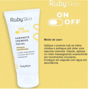 Sabonete Cremoso 100ml Linha On Off Ruby Rose