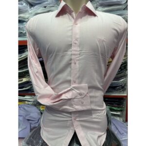 camisa social manga longa lisa Tecido Fiofio passa fácil fábrica china