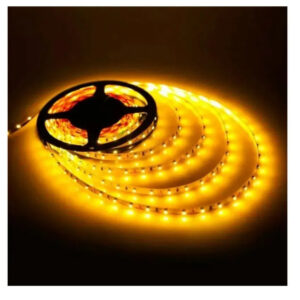 Fita Led Com 5m 5050 Amarelo 60 led por metro-12V