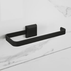 Kit Acessórios Para Banheiros 4 Peças Preto Fosco Lavabo Luxo