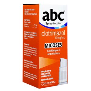 ABC spray micose fungos unha dedo virilha 30mL