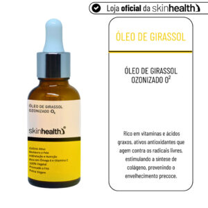 Óleo Girassol De Ozônio 30ml Concentrado Para Manchas Acnes e Espinhas