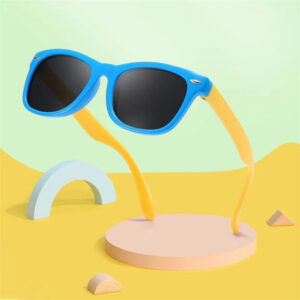 Óculos de Sol Infantil Kids Menino Menina Silicone Polarizado Flexível