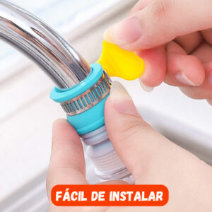 Kit 3 Chuveirinho para Torneira Bico Extensor Cozinha Flexível Extensível Arejador Economia e Eficiência