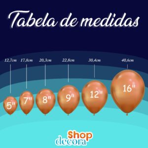 Balão Bexiga Redondo 12 Polegadas NEON – 25 Unidades