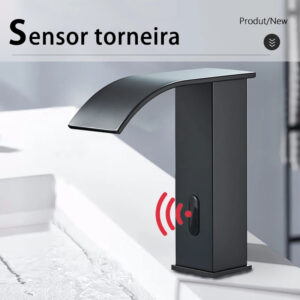 Torneira Sensor Infravermelho Inteligente Torneira Para Banheiro Misturador Monocoman Torneira Automática