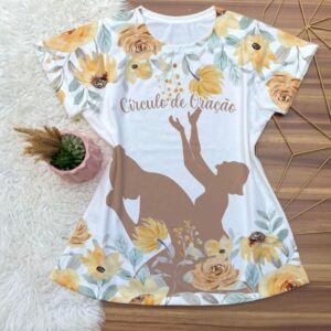 BLUSA FEMININA/BLUSINHA CRISTÃ/MINISTERIO INFANTIL/CIRCULO DE ORAÇÃO/DEUS/JESUS/MULHERES