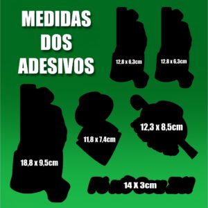Kit 6 adesivos do Zé Pilintra – Caminhão, Carro, Moto, Capacete, Geladeira, Janelas, Decoração