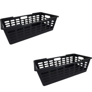 Kit com 2 Cesto Organizador Grande Atenas Multiuso – Preto TOY 25463