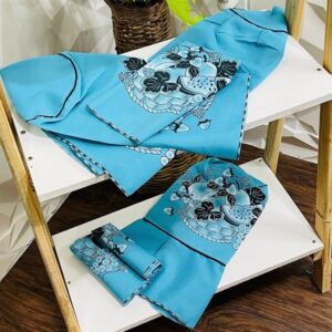CONJUNTO KIT DE COZINHA JOGO DE CAPAS C/ 7 PEÇAS ESTAMPADO DECORAÇÃO ELEGANTE
